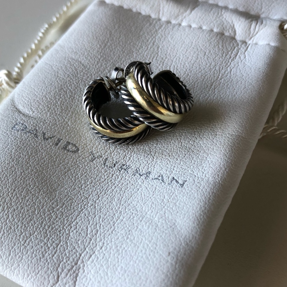 David Yurman Cable Collectibles Hoop Earrings